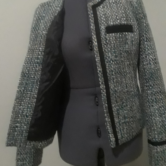 ๐HP๐Daisy Fuentes tweed blazer - Picture 4 of 9
